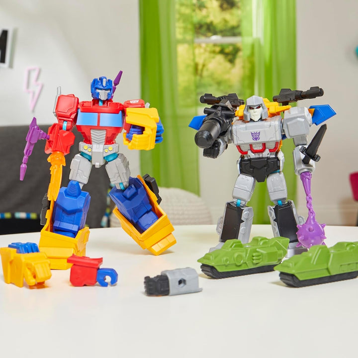 Transformers Mixmashers Optimus Prime Personalizabil Deluxe Action Figure & Accesorii