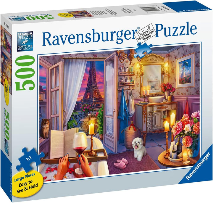 Ravensburger Puzzle - în cadă - 500 piese Gold Edition