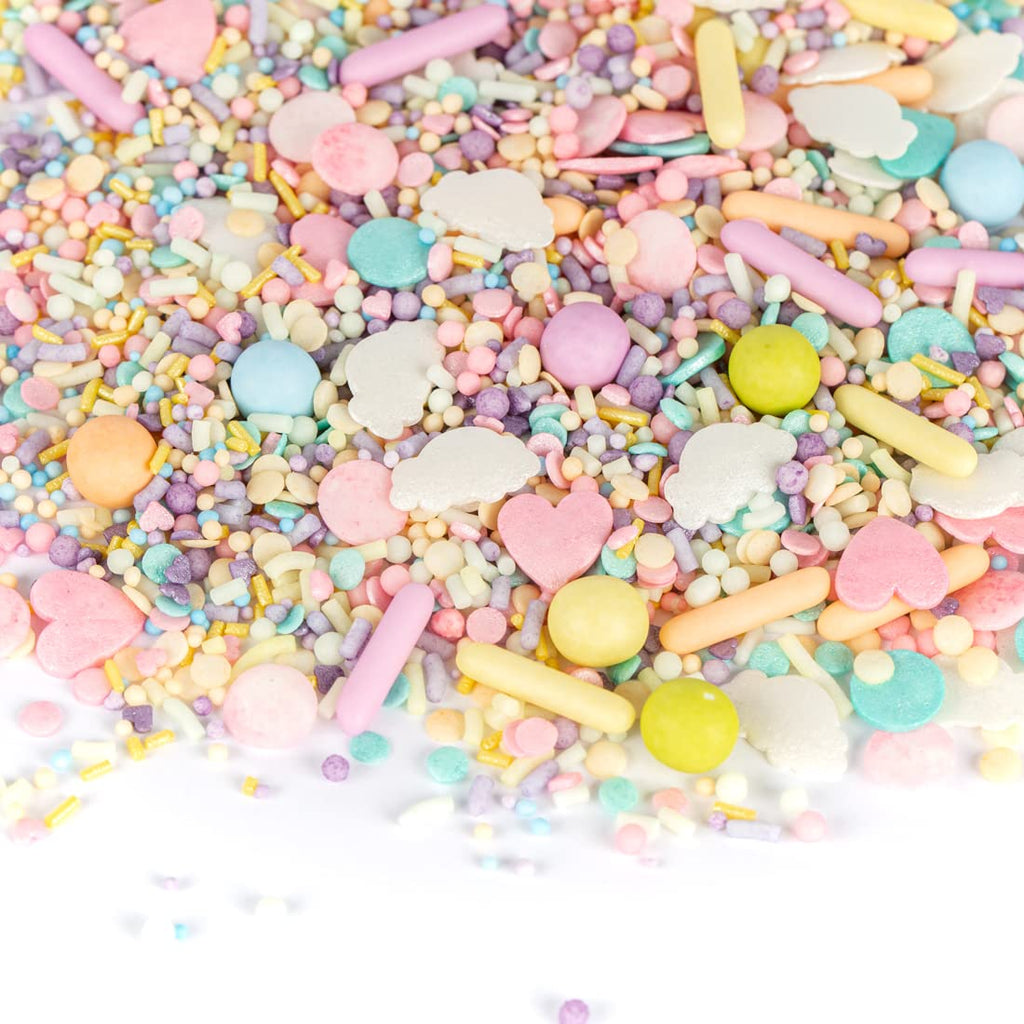 Super Streusel Carusel Pastel, sprinkles in culori pastelate, 90 grame