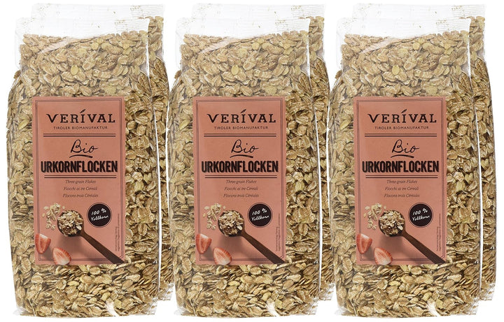 Verival Urkornflocken - Bio, 6Er Pack (6 X 500 G)