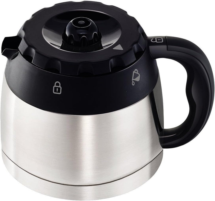 Moulinex FT360811 Cafetieră termică Subito oțel inoxidabil, negru