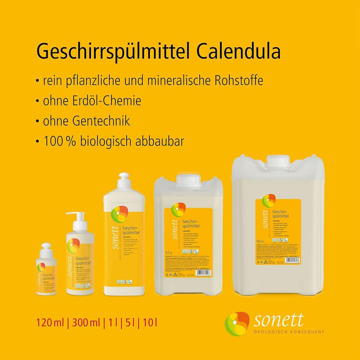 Lichid de spălat vase Sonett Calendula, 300 ml