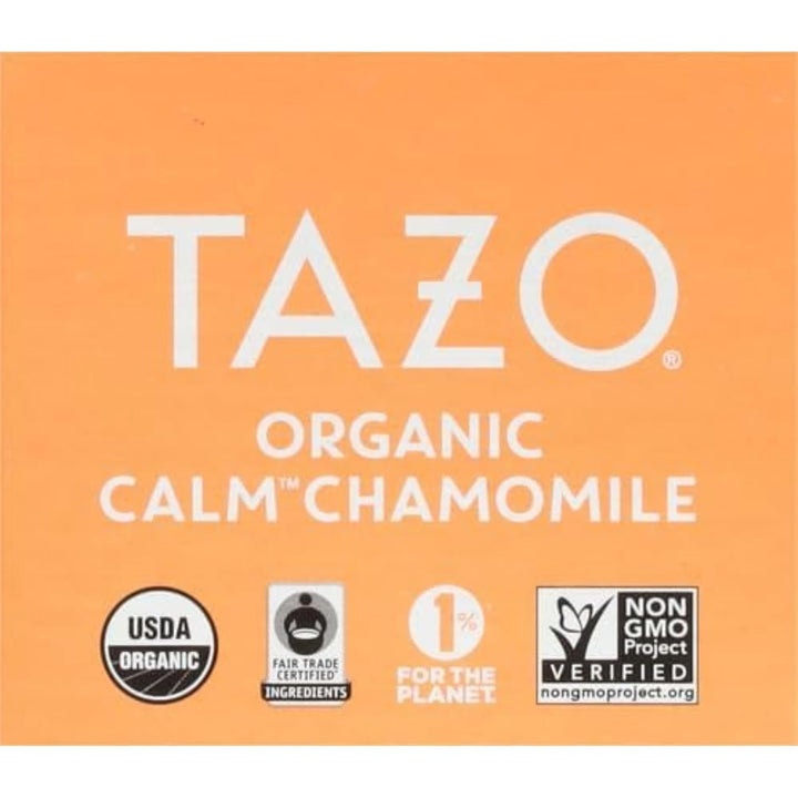 Calm Chamomile Herbal Tea Bags, Caffeine Free Blend, 16 Total Tea Bags Tea USA Naty Shop