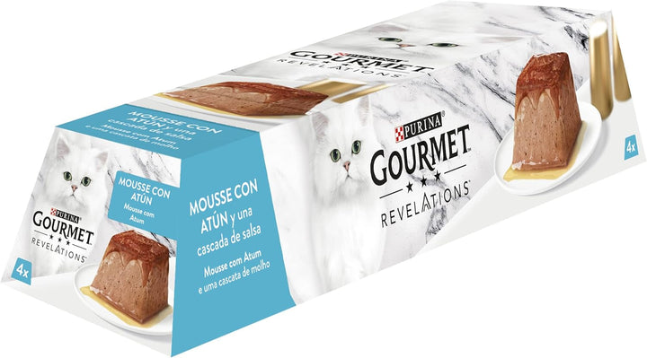 Purina Revelations Mousse With Sauce, hrană umedă pentru pisici Ox, 6 pachete cu 4 piramide, 57 G - 24