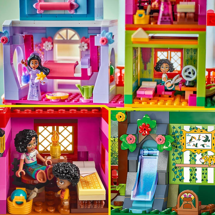LEGO Ç€ Disney Encanto Casa magică a Madrigalilor, Casa de păpuși pentru copii cu figura de joc Mirabel, jucărie de construcție pentru fete și băieți de la 7 ani 43245