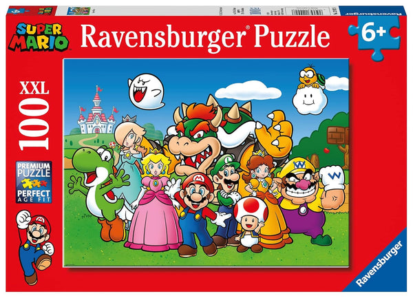 Puzzle jigsaw pentru copii 100 piese XXL - Nintendo Super Mario Fun