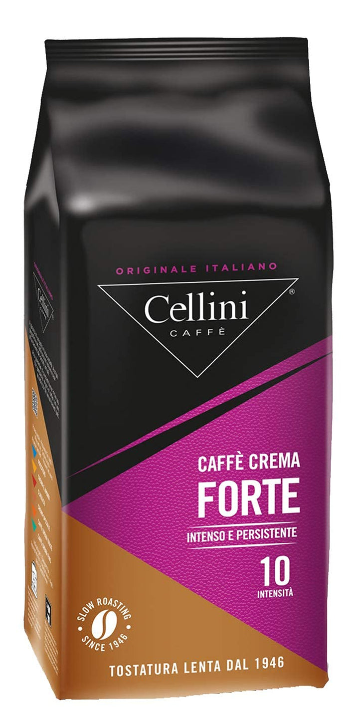 Cellini Caffè Crema Forte Ganze Bohne, 1000 G, 1Er Pack (1 X 1 Kg)