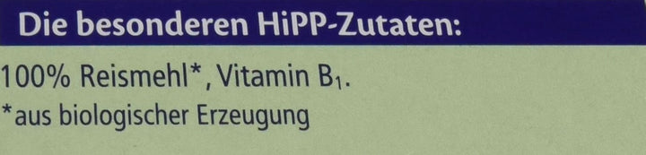 Hipp Bio-Getreide-Breie Ungesüßt, 100% Reis, Glutenfrei, 6Er Pack (6 X 200 G)