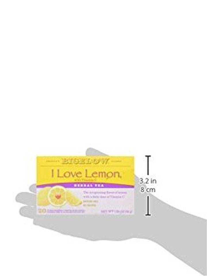 Tea Bags, I Love Lemon, 20 Count (Pack of 3) Tea USA Naty Shop