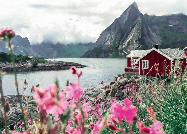 Ravensburger Puzzle Locuri scandinave 16740 - Reine, Lofoten, Norvegia - puzzle jigsaw de 1000 de piese pentru adulți și copii de peste 14 ani