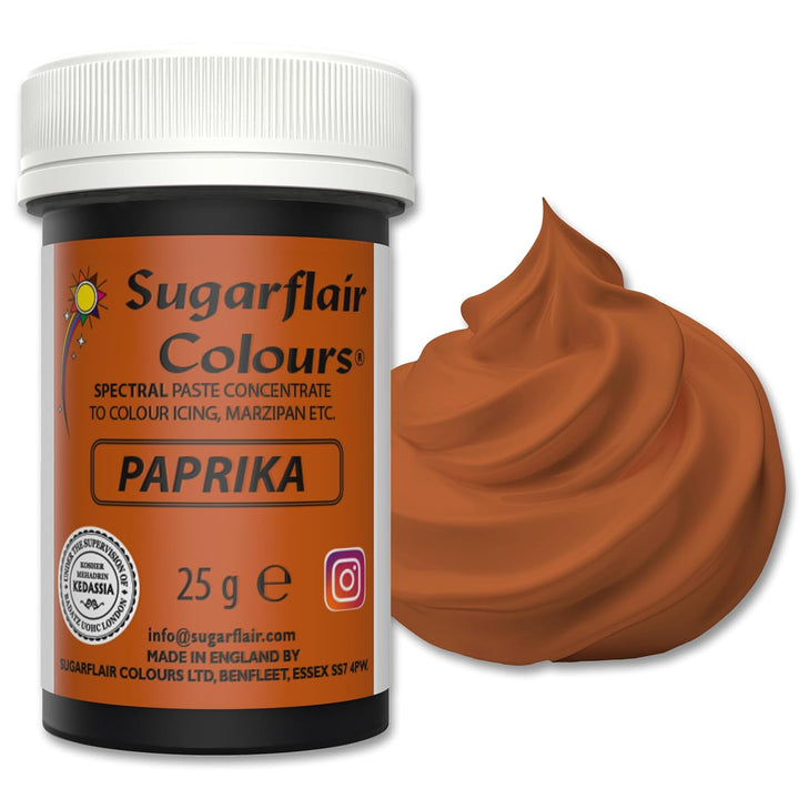 Sugarflair Spectral Eucalyptus Lebensmittelfarbe Paste, Hochkonzentrierte Lebensmittelfarbe Für Buttercreme, Zuckerpaste, Royal Icing, Kuchenmischungen Und Mehr! Lebensmittelfarbstoff - 25G