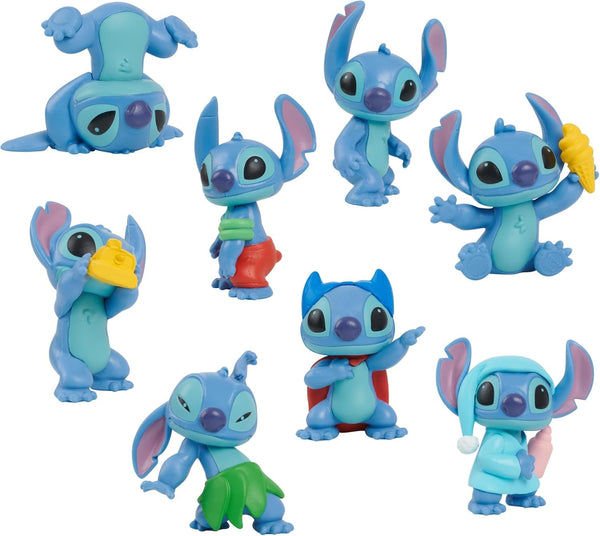 Stitch Disney's Lilo Collectible Friends set de figurine, set de 8 figurine, figurine de colecție înalte de 5 cm, jucărie pentru copii de la 3 ani de Just Play