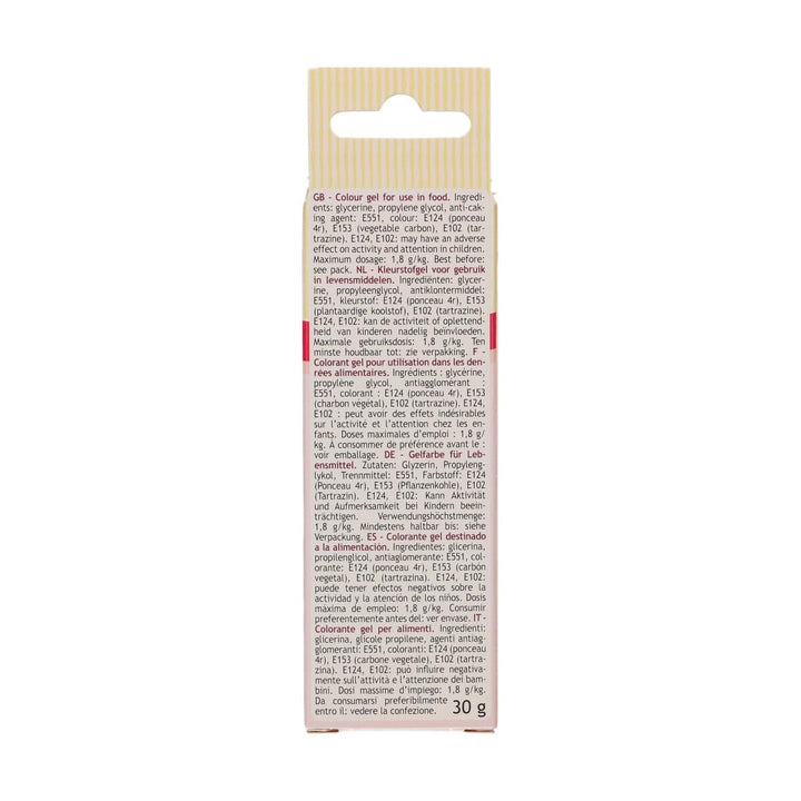 Gel colorant alimentar Funcakes Red Earth: Colorant alimentar foarte concentrat pentru aluat, cremă, fondant, marțipan și produse de patiserie. Dozare ușoară. Picătură individuală pentru a crea culori vibrante. Halal. 30 g.