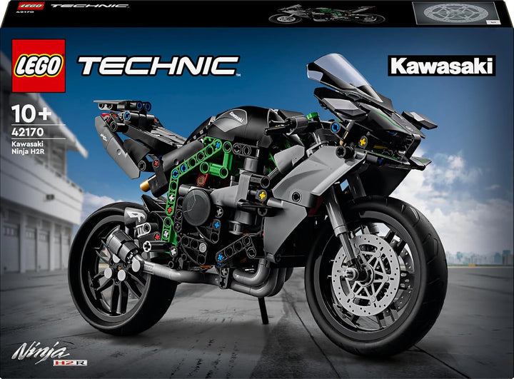 Motocicletă LEGO Technic Kawasaki Ninja H2R, cadou pentru copii și adulți pentru zile de naștere, decorare, jucărie, model pentru băieți și fete cu vârsta de 10+ 42170