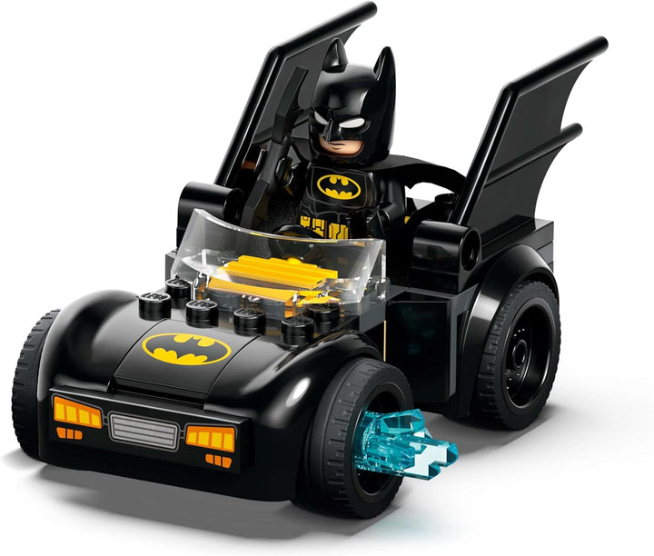 LEGO DC Batman: Batman & Batmobil Vs. Mr. Freeze - Jucărie cu mașină de supereroi cu 2 minifigurine - Tragător de gheață cu elemente pentru foc - Cadou pentru băieți și fete de la 4 ani 76301