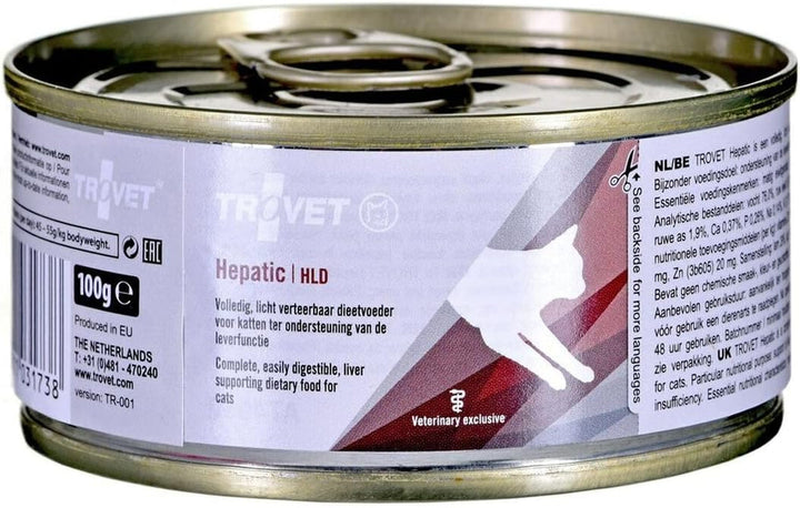 Hrană pentru pisici, hrană umedă, 100 G, HLD HEPATIC