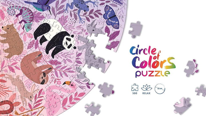 Ravensburger Puzzle 17172 Cercul de culori -Animale 500 piese