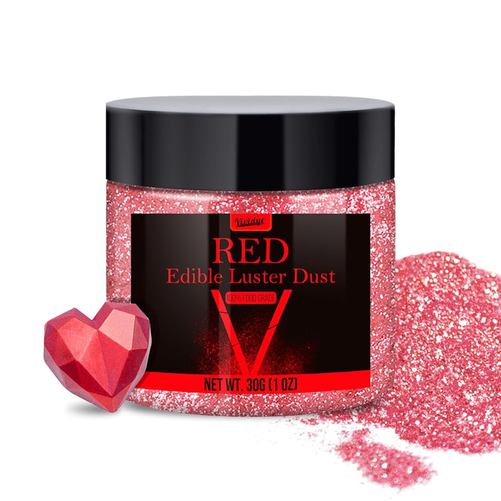 Sclipici comestibil - Pudră sclipici comestibilă în 4 culori, praf sclipici pentru băuturi, mâncare, prăjituri - Pudră colorantă alimentară metalică comestibilă pentru cocktailuri, vin - 5G / sticlă