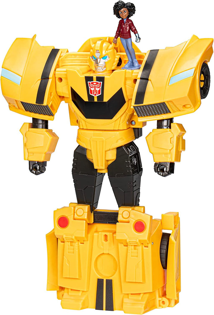 Transformers Earthspark Spin Changer Optimus Prime figurină (20 cm) cu Robby Malto figurină (5 cm), de la 6