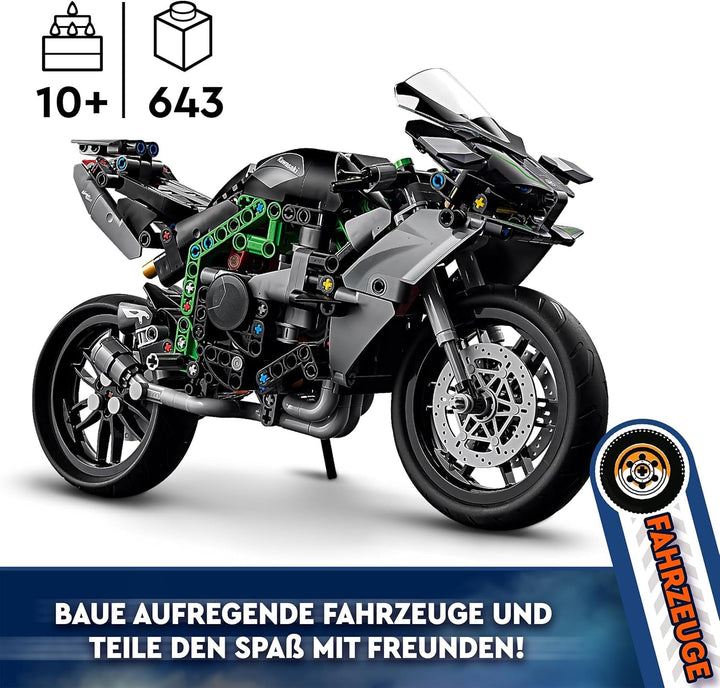 Motocicletă LEGO Technic Kawasaki Ninja H2R, cadou pentru copii și adulți pentru zile de naștere, decorare, jucărie, model pentru băieți și fete cu vârsta de 10+ 42170