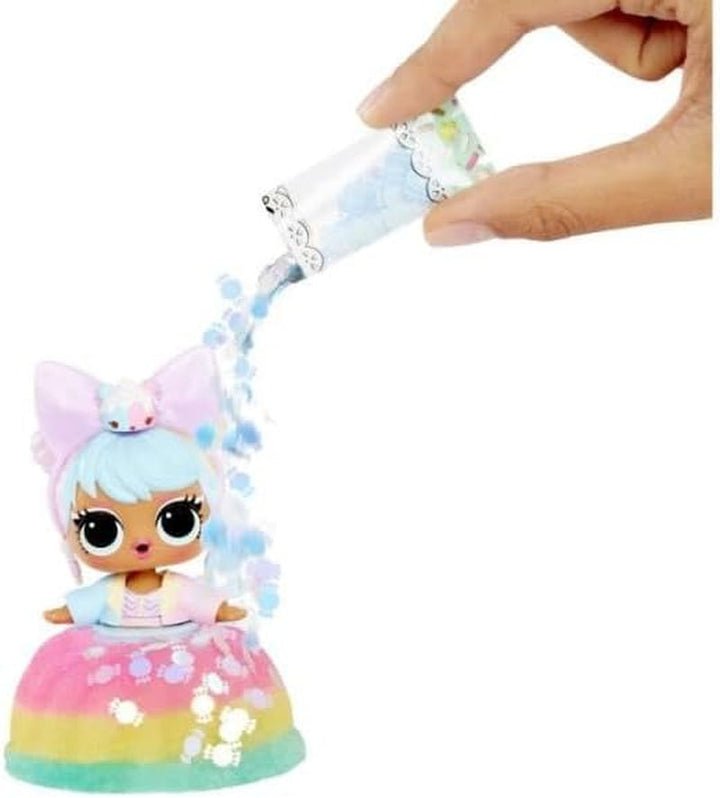 L.O.L. Surprise! Mix & Make Birthday Cake Tots - Cu păpușă de colecție, rochie de tort diy, "coacerea" și decorarea tortului, ingrediente și stropi cu sclipici - Păpușă cu rochie de tort - Ideal pentru fetițe cu vârsta de peste 3 ani