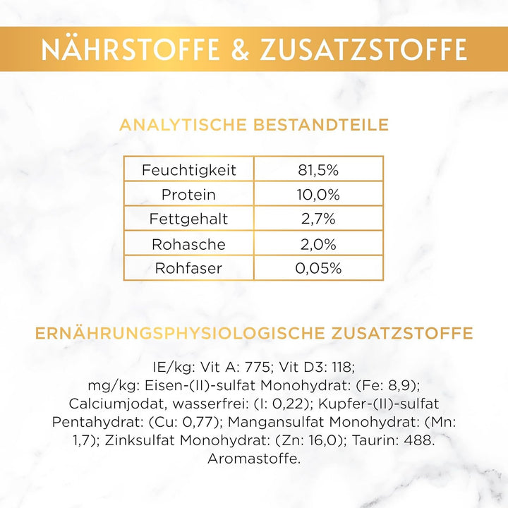 Gourmet Gold Délicatesse En Sauce Hrană umedă pentru pisici, cu carne de vită și pui, 12Pack (12 X 85G)