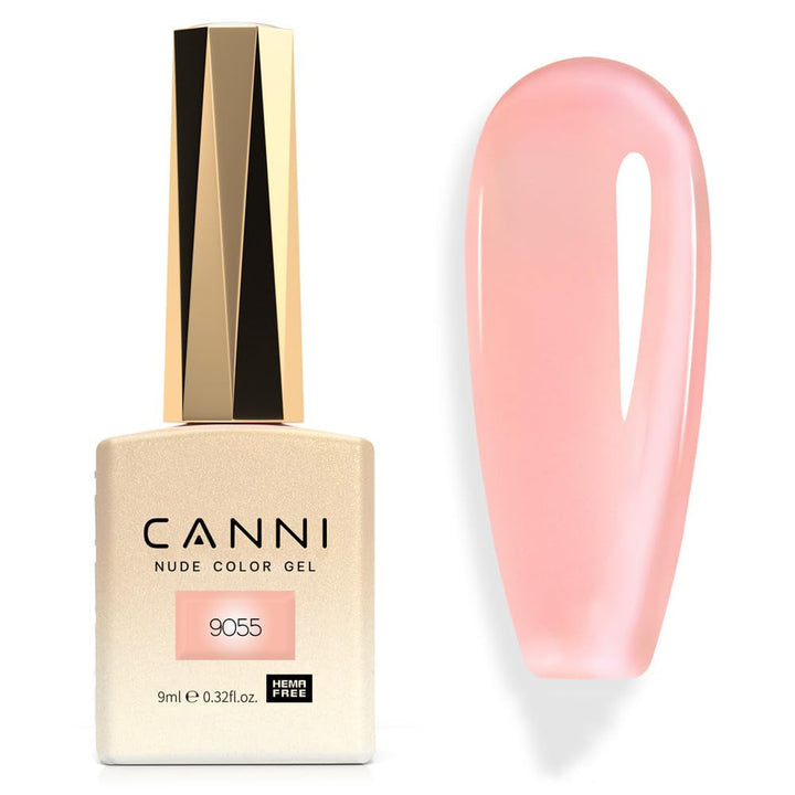 Ojă gel CANNI, semipermanentă, violet închis, ojă, gel UV, se detașează prin înmuiere, manichiură