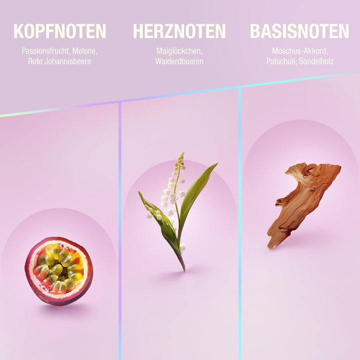 Bruno Banani Magic Woman Eau De Toilette, Parfum seducător pentru femei cu note floral-fructate, Formulă vegană, Acțiune extra-lungă, 50 ml