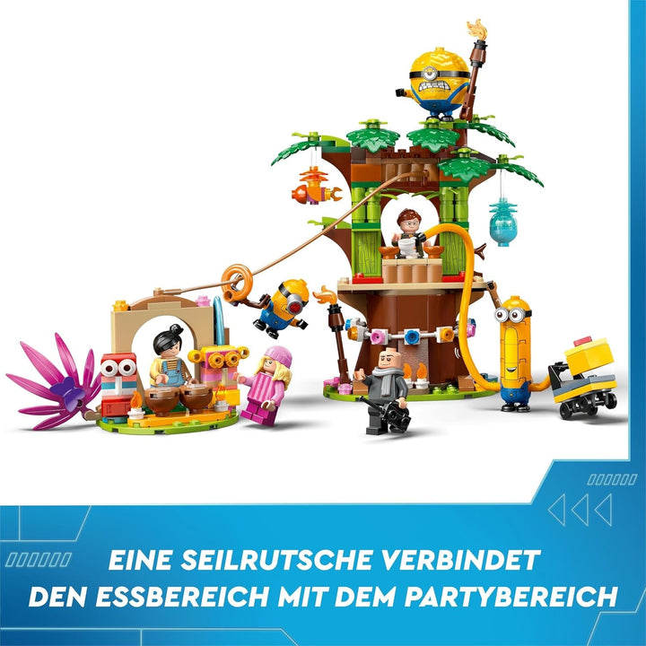 LEGO I - Simply Incorrigible 4 Vila de familie a lui Gru și a Minionilor, set de joacă pentru filmul I - Simply Incorrigible 4, jucărie pentru copii, cadou pentru băieți și fete începând cu vârsta de 8 ani 75583