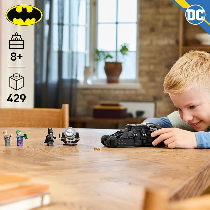 LEGO DC Batman: Batman Tumbler Vs. Two-Face & Joker - Jucărie de supererou cu Batmobile Car - Playset cu minifigurine - Cadou pentru băieți și fete de la 8 ani 76303
