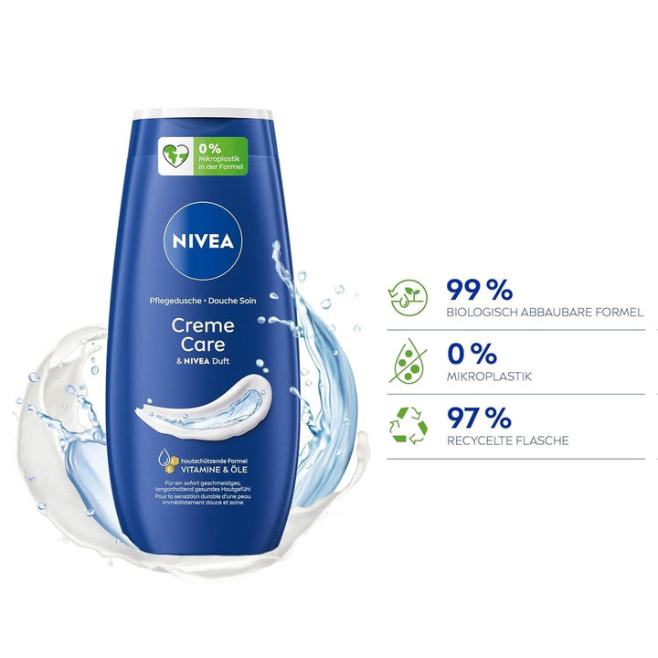 NIVEA Creme Care, gel de duș cu vitamine și uleiuri esențiale, 250 ml