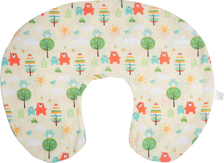 Boppy Original Support Stillhilfe Regenbogen Für Babys, Ergonomische Form Mit Polsterung, Komfort Für Mutter Und Baby Beim Stillen Und Füttern Mit Der Flasche, Waschmaschinenfest