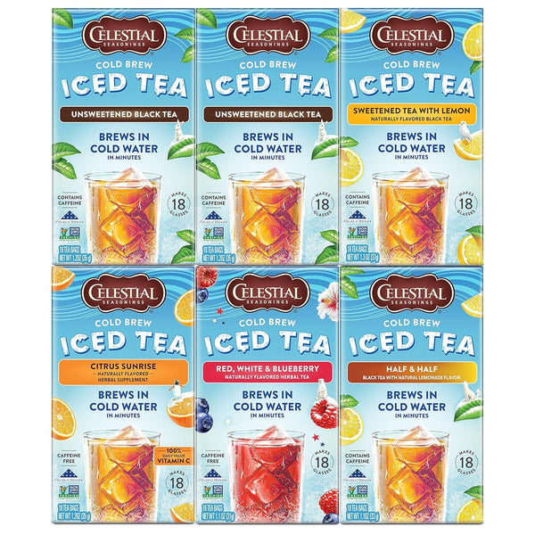 Cold Brew Variety Pack, 6 Count Tea USA Naty Shop Default Title