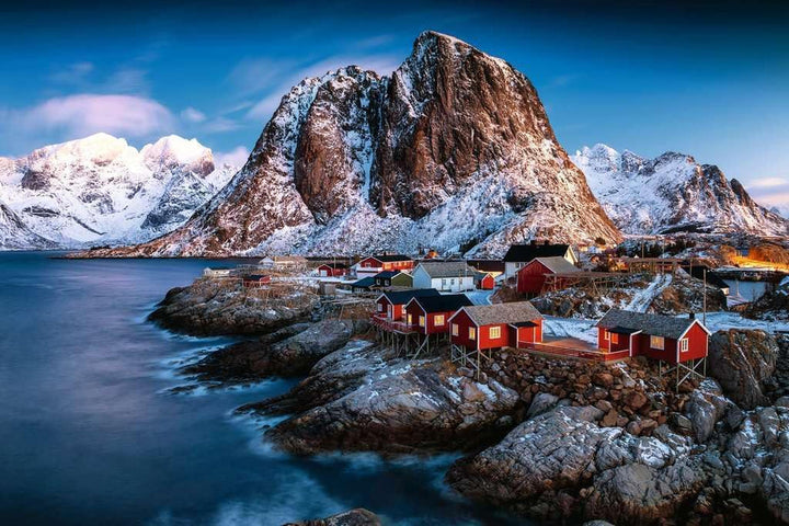 Ravensburger Puzzle 17081 - Hamnoy, Lofoten - Puzzle de 3000 de piese pentru adulți și copii de la 14 ani, puzzle cu motiv de peisaj din Norvegia