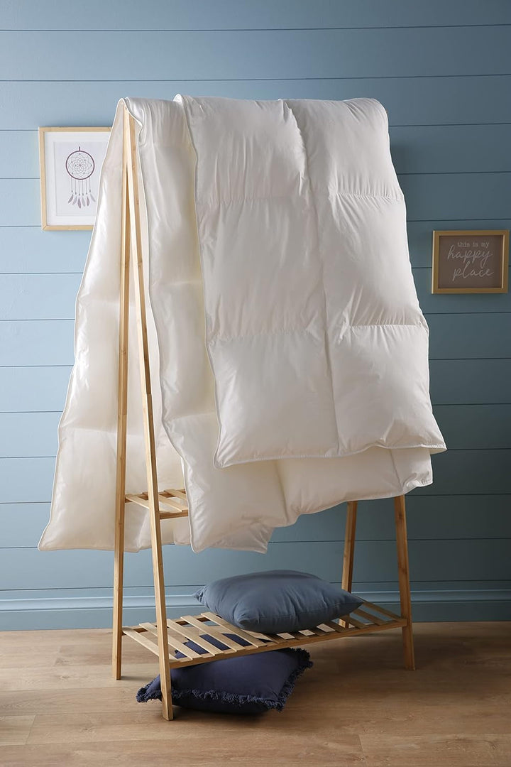 Cuvertură, Percale, Bumbac premium, Temperat, 140 X 200 Cm, Pentru pat de o persoană, Cuvertură în formă de nor, Rezistent la mușcături și gonflabil, Lavabil la mașină la 40 °C