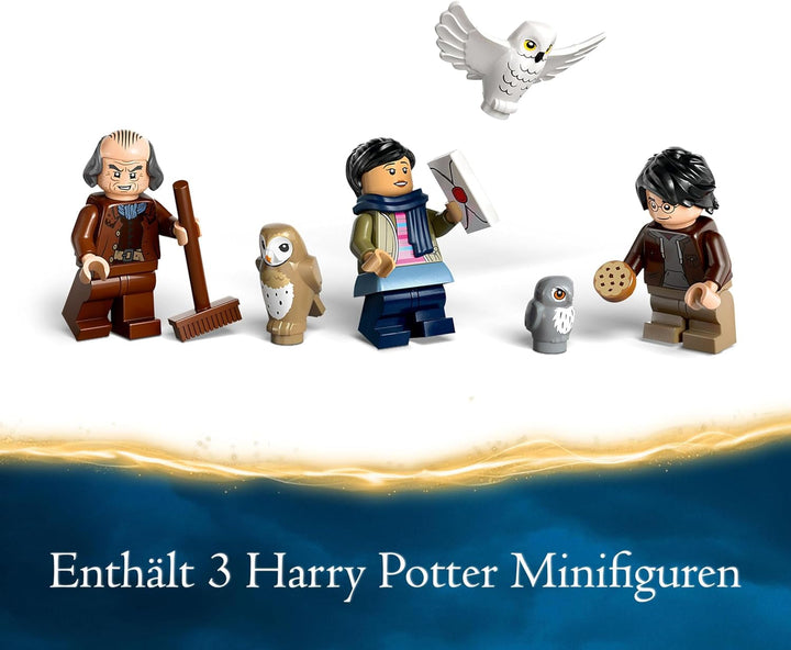 LEGO Harry Potter Owlery la Castelul Hogwarts, set de aventură cu animale de jucărie și 3 mini figurine, jucărie pentru film pentru copii, cadou pentru fete, băieți și toți fanii de la 8 ani 76430