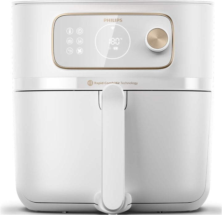 Philips 3000Er Airfryer XL - Rapid Air Technologie, Frittieren Mit Bis Zu 90% Weniger Fett, 1,2 Kg Fassungsvermögen, 6,2 L Größe, Touchscreen, Schwarz (HD9270/90)