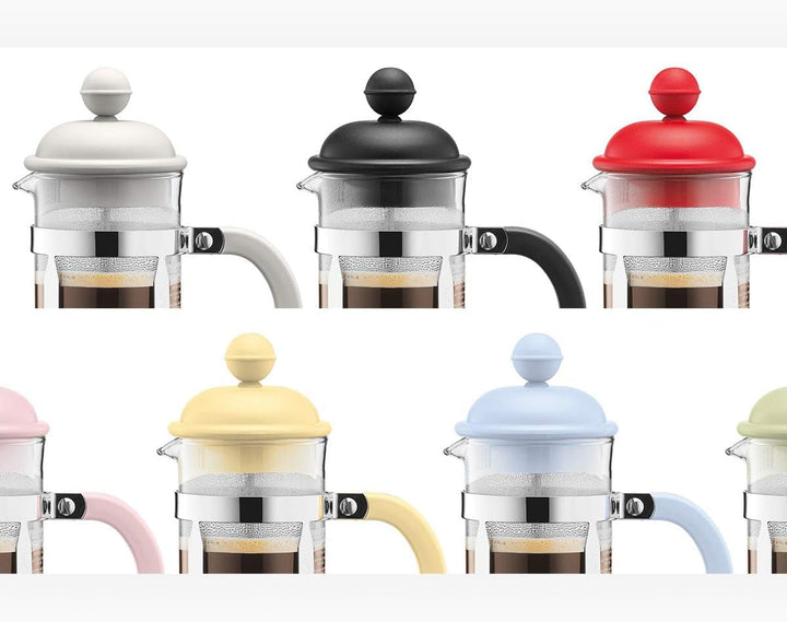 Bodum 1913-01 Cafetieră CAFFETTIERA (sistem French Press, filtru permanent din oțel inoxidabil, 0,35 litri) Negru