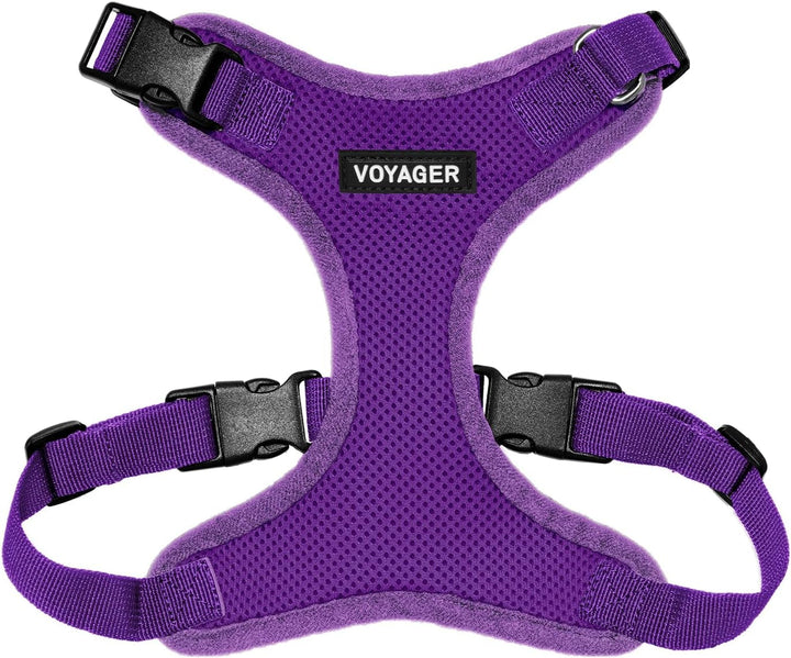 Kit Voyager, Ham anti-evadare pentru pisici cu lesă de 1,5 m, cusături reflectorizante, mâner din neopren, pentru pisici mici, medii și mari, garnitură verde lime/negru, mărimea XS