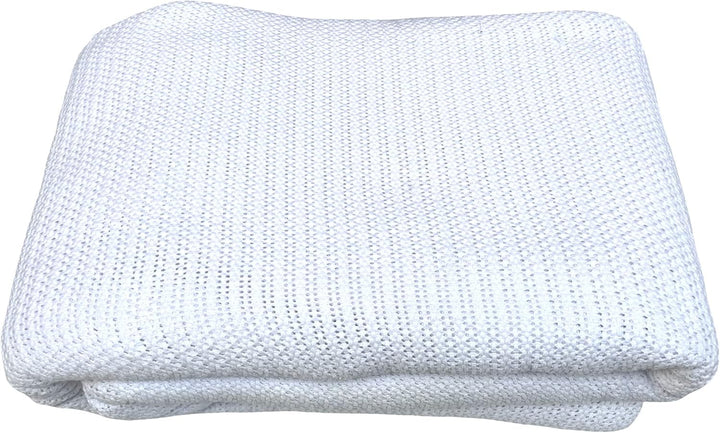 Family Bedding Pătură celulară roz pentru pat dublu, bumbac, cuvertură de pat mare, reversibilă, ușoară, termică, moale, pătură celulară tradițională, 230 X 230 cm