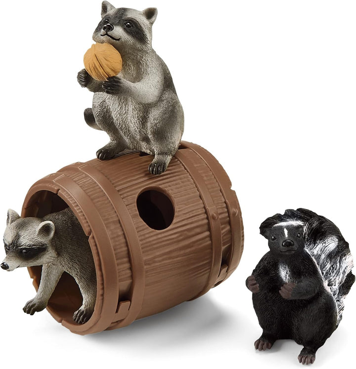 Schleich 42532 Fun around the nut , De la 3 ani, WILD LIFE - Set de joacă, 6 piese