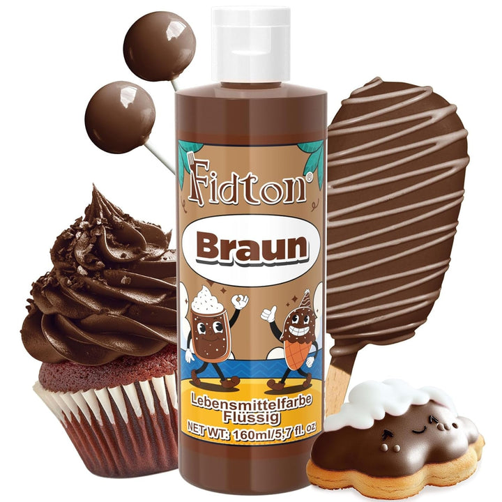 Lebensmittelfarbe Gel - Fidton 12 Farben Hochkonzentrierte Lebensmittelfarben, Food Coloring Set Für Lebensmittel Farben, Fondant, Essbare Tortendeko, Eier Färben, Backen, Glasur, Makronen - 6 Ml