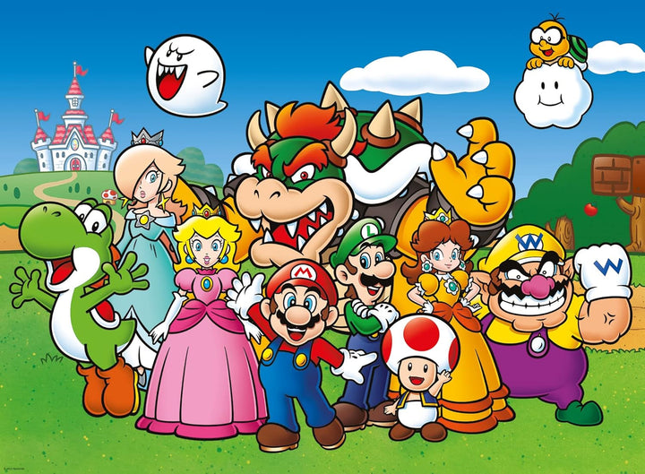 Puzzle jigsaw pentru copii 100 piese XXL - Nintendo Super Mario Fun