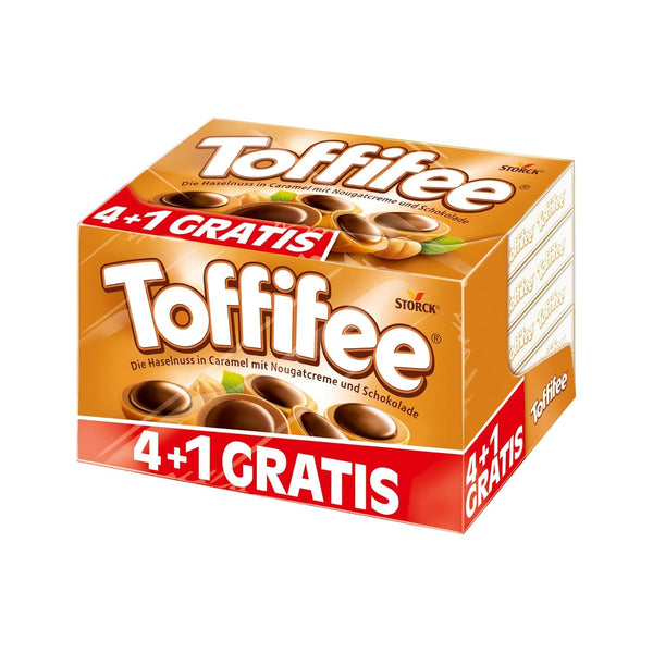 Toffifee, Alune în caramel, cremă de nuga și ciocolată