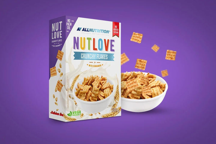 Allnutrition Nutlove Crunchy Flakes with Cinnamon 300G