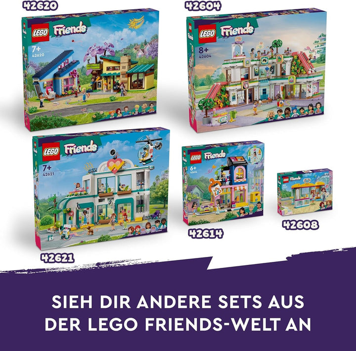 Casă de familie LEGO Friends Olly și Paisley, casă de păpuși cu figurine și accesorii, set cu casă cu două etaje și casă în copac, cadou creativ pentru fete și băieți cu vârsta de peste 7 ani 42620
