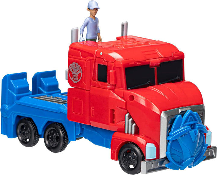 Transformers Earthspark Spin Changer Optimus Prime figurină (20 cm) cu Robby Malto figurină (5 cm), de la 6