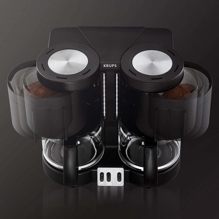 Krups KM8508 Duothek plus aparat de cafea dublu, plastic, 20 Unknown_Modifier, negru