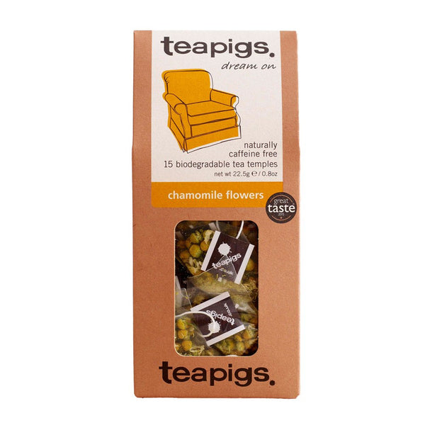 Chamomile Flowers Made with Whole Flowers (15 Count) Tea USA Naty Shop Caffeine Free Chamomile Tea 15 Count (Pack Of 1)