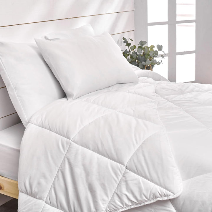 Bleu Calin Pack plapuma 1 persoană 140X200 Cm + 1 pernă 60X60 Cm, 95° lavabil